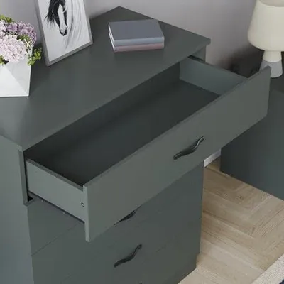 Produktbild von Famanu Kommode mit 5 Schubladen - Jaspisgrün