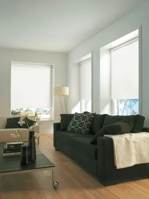 Produktbild von Gardinia Seitenzug-Rollo LICHTDURCHLÄSSIG 612 Uni weiß 62 x 180 cm