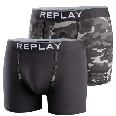 Imagen del producto de Calzoncillos bóxer Replay, pack de 2