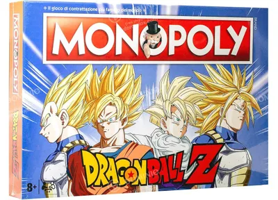 Zdjęcie produktu dla Winning Moves Dragon Ball Z Monopoly – Wersja włoska (gra dla 2-6 graczy)