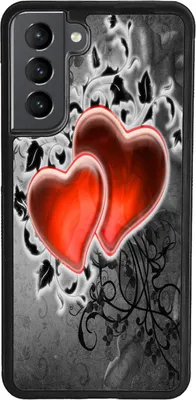 Produktbild von TPU Silikon Hülle für Samsung Galaxy A16 5G Handy Cover Case Schutzhülle Handyhülle Bumper MOTIV 55 Herzen Rot