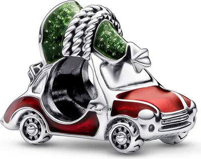 Produktbild von Pandora Festliches Auto & Weihnachtsbaum Charm 792358C01 Anhänger