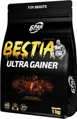Immagine prodotto di 6PAK Nutrition | BESTIA Ultra Gainer al cioccolato