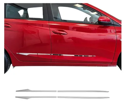 Image de Garniture baguette de porte latérale pour Hyundai i20 2020-2025 inox chromé, Image générée par une IA