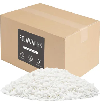 Sojawachs für Kerzen, 10 kg, 100% natürliche Flocken, biologisch