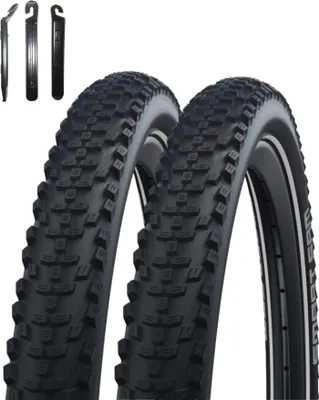 Produktbild von maxxi4you 2 x Schwalbe Smart Sam HS624 Performance Schwarz/Reflex 65-622 (29 x 2.60) inkl. maxxi4you Reifenheber