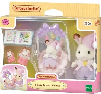 Immagine prodotto di SYLVANIAN FAMILIES - La buonanotte delle sorelle Lapin Chocolat - 5806