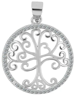 Produktbild von Akzent Damen Anhänger Kadidja "Kadidja" aus 925 Sterlingsilber, rhodiniert, langlebig