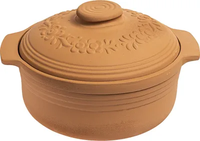 Obrázek produktu pro Browin 770612 Hliněný pekáč 4 l / hliněný hrnec s poklicí / pekáč / hrnec na chleba / hrnec na dušení