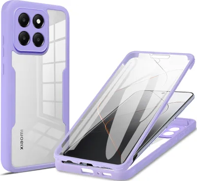 Obrázek produktu pro Pouzdro pro Xiaomi 14 Pro, 360° celotělová ochranná pouzdro s ochranou displeje Fialová