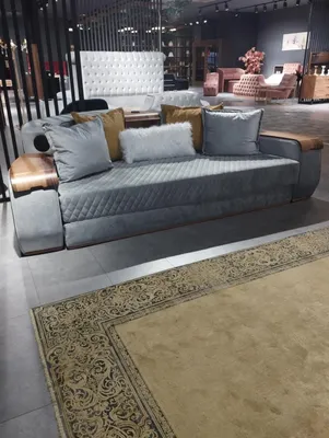 Produktbild von Schlafsofa Luxus Designer Sofa 3 Sitzer Möbel Polster Textil Couchen Neu