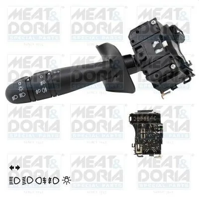 Produktbild von MEAT & DORIA 231666 Lenkstockschalter Kombischalter für RENAULT CLIO II (BB0/1/2, CB0/1/2) CLIO II Kasten (SB0/1/2) Thalia I (LB)