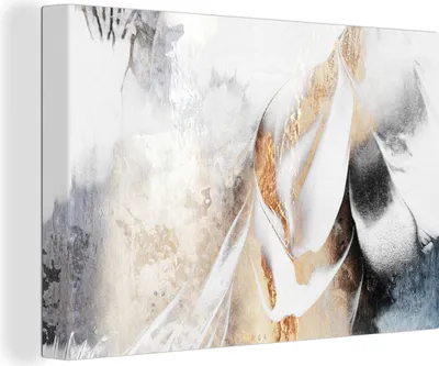 Obrázek produktu pro OneMillionCanvasses® Malba na plátně Nástěnná malba na plátně - Abstraktní - Zlatá - Design - Luxe - 150x100cm