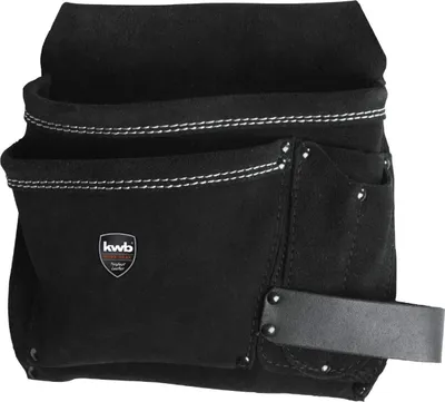 Produktbild von kwb 906510 - Werkzeughüftgurt - Schwarz - Leder - 5 Taschen - 235 mm - 235 mm (906510)