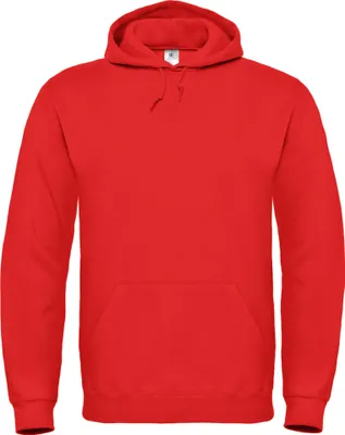 Obrázek produktu pro B&C Uni mikina s kapucí BC1298 (L) (červená)