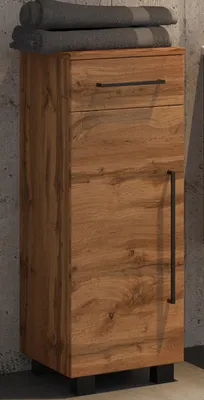 Produktbild von Unterschrank Badschrank Beistellschrank Standschrank Schrank Badmöbel "Luzern I" Wotan Eiche