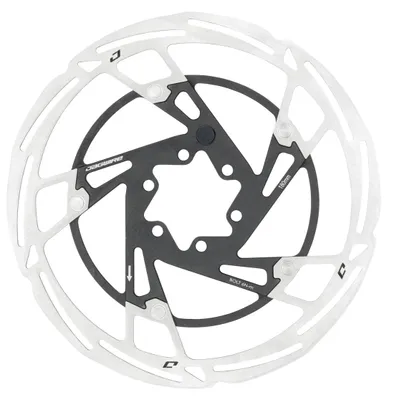 Image de Disque De Frein Vélo 180mm 6 Trous Haut De Gamme - Freinage Précis - Jagwire