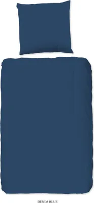 Produktbild von Good Morning Bettwäsche-Set Uni 140×200/220 cm Denim