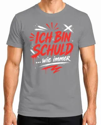 Productafbeelding van "Ik ben schuldig, zoals altijd" - Sarcastisch, grappig, statement T-shirt, grijs, maat XL