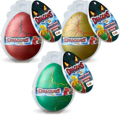 Productafbeelding van Magische drakeneieren voor kinderen 3+ - Set van 3 - Educatief spel met dinosaurussen die in het water