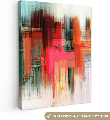 Obrázok produktu pre MuchoWow® - Plátno - Olejomaľba - Abstraktný obraz, nástenný obraz, nástenné dekorácie, obývacia izba, 30x40cm