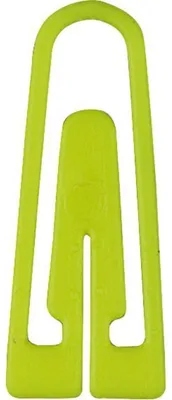 Produktbild von Alco Briefklammer Plastik 26mm gelb 100 Stück