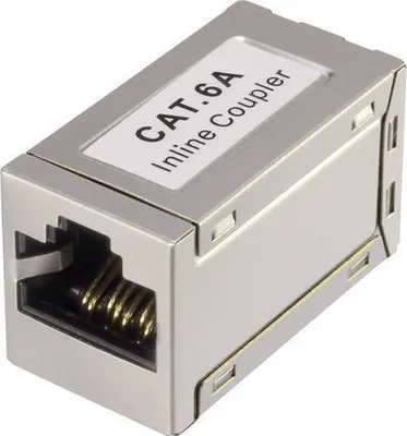 Image de Adaptateur réseau Renkforce RJ45 CAT 6a [1x RJ45 femelle