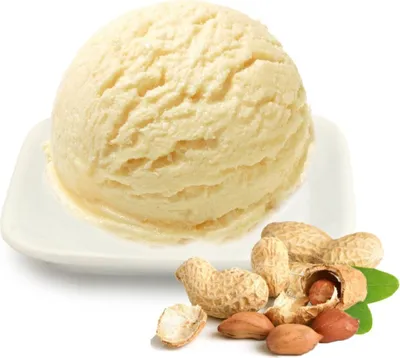 Produktbild von Joghurt Erdnuss Low Carb Eis Pulver Vegan Zucker-, laktosefrei 1 kg