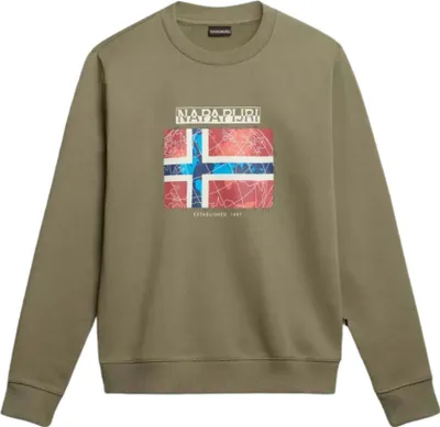 Produktbild von Napapijri Herren LANGARM-SWEATSHIRT Grün NP0A4HEBBGUIROC1_VEGAE : Größe - XL Größe: XL