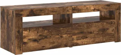 Immagine prodotto di Mobile TV con luci LED rovere fumé 120x35x40 cm