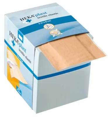 Produktbild von Hekaplast Pflasterspender, Rolle 5 m x 6 cm, Textil (1 Stück)
