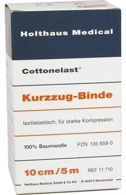 Produktbild von KURZZUGBINDE Baumwolleelast 10 cmx5 m
