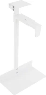 Produktbild von Verstellbare PC-Halterung - Untertisch-/Wandhalterung für Computergehäuse - Kaltgewalzter Stahl - Tragkraft bis 30 kg - Weiß