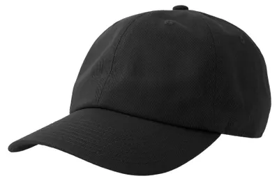 Productafbeelding van Atlantis - "Dad" baseballpet met 6 segmenten, uni, voor heren/dames, model LT806 (één maat), kleur: zwart