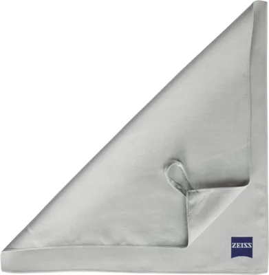 Produktbild von ZEISS Brillenputztuch aus Mikrofaser (37x37cm) mit Haken - Optiker-Werkstatttuch