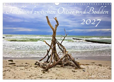 Produktbild von Fischland zwischen Ostsee und Bodden (Wandkalender 2027 DIN A3 quer), CALVENDO Monatskalender