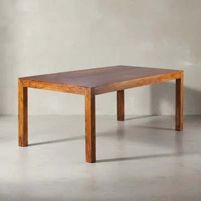 Sheesham Esstisch 180x90 cm - großer Massivholz Tisch dunkel - 8x8 cm Standbeine von Kadima Design_#sku_BARKWL1.322-BARKWL1.432#