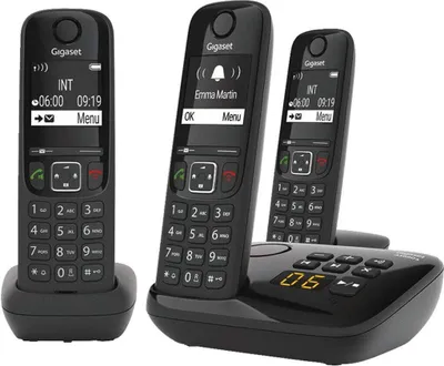 Produktbild von Gigaset As690Ar Trio Dect Telefon Schwarz