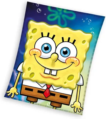 Immagine prodotto di Coperta SpongeBob 110x140cm - coperta in pile polare Smile