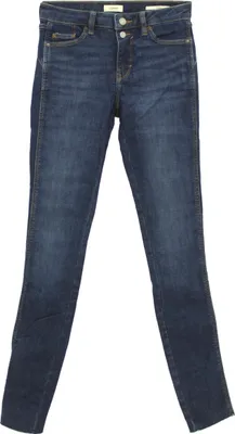 Produktbild von 33063 Esprit, High Rise Skinny, Damen Jeans, Stretchdenim, darkblue used, W 25 L 32