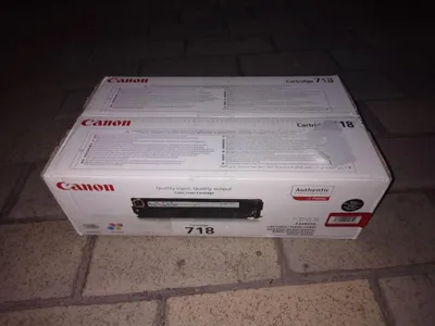 Image de Canon CRG-718 BK Value Pack - Pack de 2