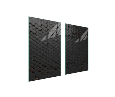Produktbild von Glasschutzplatte Für Herd 75X52 Schwarz