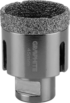 Obrázek produktu pro GRAPHITE Diamantová děrovací pila, pro řezání kamene, dlaždic, asfaltu, cihel, závit M14