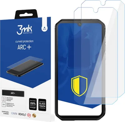 Produktbild von 3mk Display Schutzfolie ARC+ für BlackView BV9900  0,17mm Self-Heal (2 Stück)