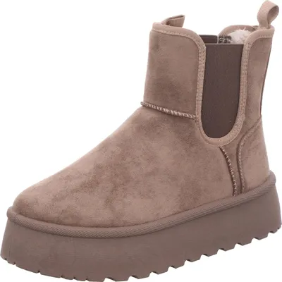 Immagine prodotto di Stivaletto con chiusura a zip e linguetta Fodera calda Tacco fino a 35 mm (casual) 15B0106(3)-MB