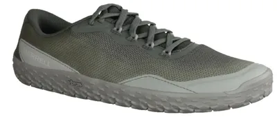 Produktbild von Merrell Vapor Glove 7 Herrenschuhe, Barfußschuhe, Leder, White Sage - Barfußschuhe HERREN, Grün