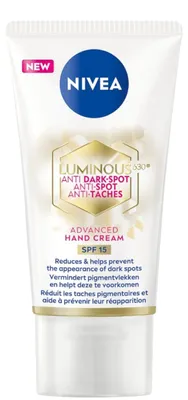 Obrázok produktu pre Nivea Luminous360 krém na ruky proti pigmentovým škvrnám SPF15, 50 ml