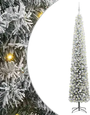Produktbild von vidaXL Künstlicher Weihnachtsbaum mit 300 LEDs mit Ständer Grün 300 cm