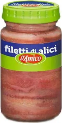 Produktbild von Sardellen mit Anchovis 140g - D'amico