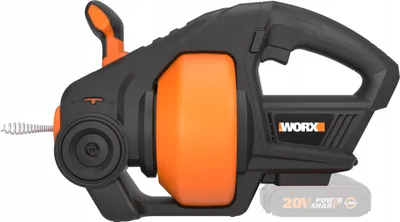Zdjęcie produktu dla WORX WX891.9, Bezprzewodowy ślimak spustowy, Czarny, Pomarańczowy, Stal, 5,08 cm (2"), 20 V, 1 szt.